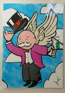 Flying Drunk - Monopoly Guy - Artwork by Lóro