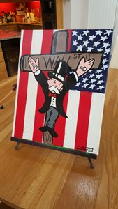 Bernie Madoff/Monopoly - Wall Street - Artwork by Lóro