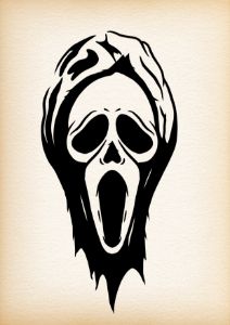 Ghost Face Tattoo Designs from GraphicRiver