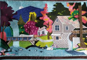 Hand Made Complete Embroidered Paint