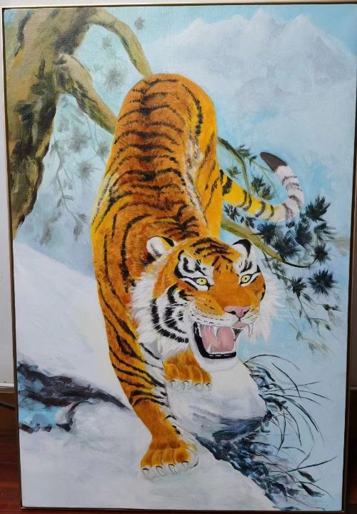 tiger-downhill-z-m-paintings-prints-animals-birds-fish-wild