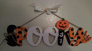 SPOOKY Halloween Wooden Wall Decor