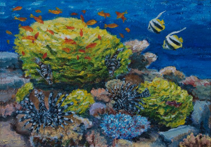 Dinamics. Painted underwater. - Olga Belka - Paintings & Prints ...