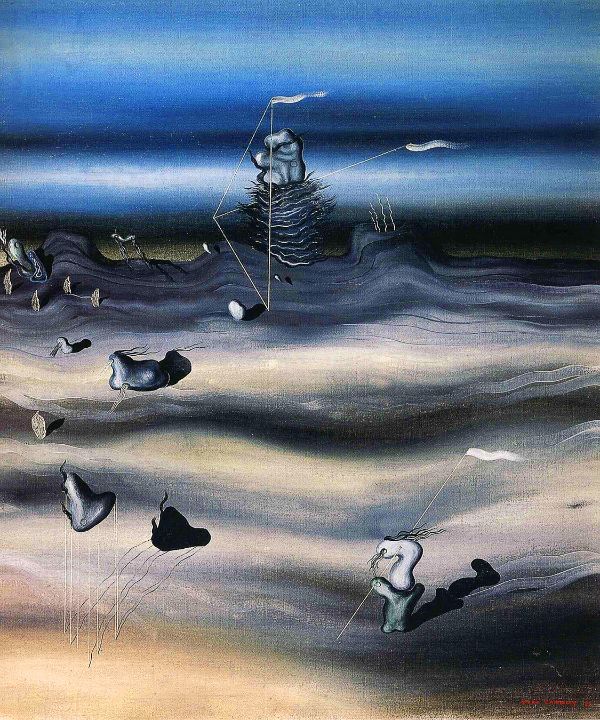 Yves Tanguy - lovers art - Paintings & Prints, Abstract, Color - ArtPal