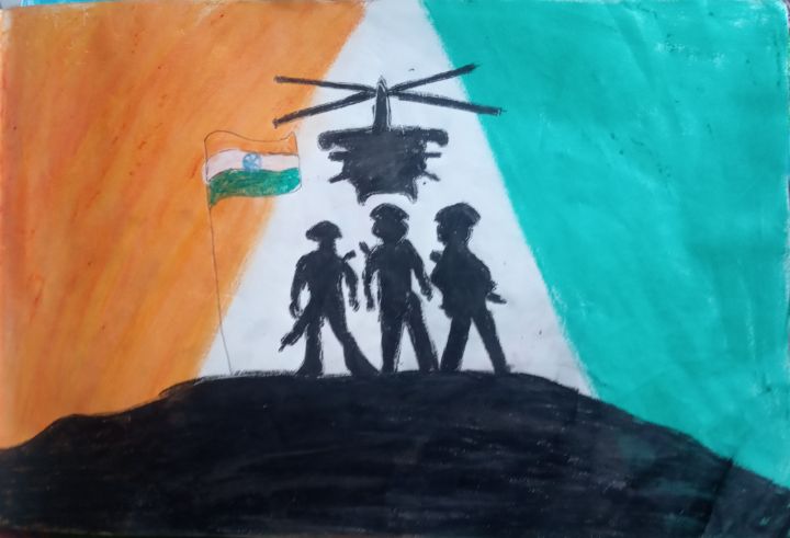 independence day drawing easy and beautiful||Indian army drawing - YouTube-saigonsouth.com.vn