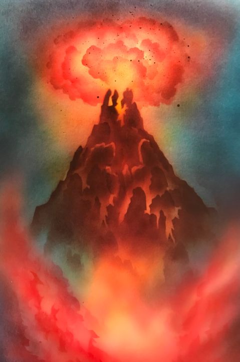 volcano has blowen - Bert EngleField