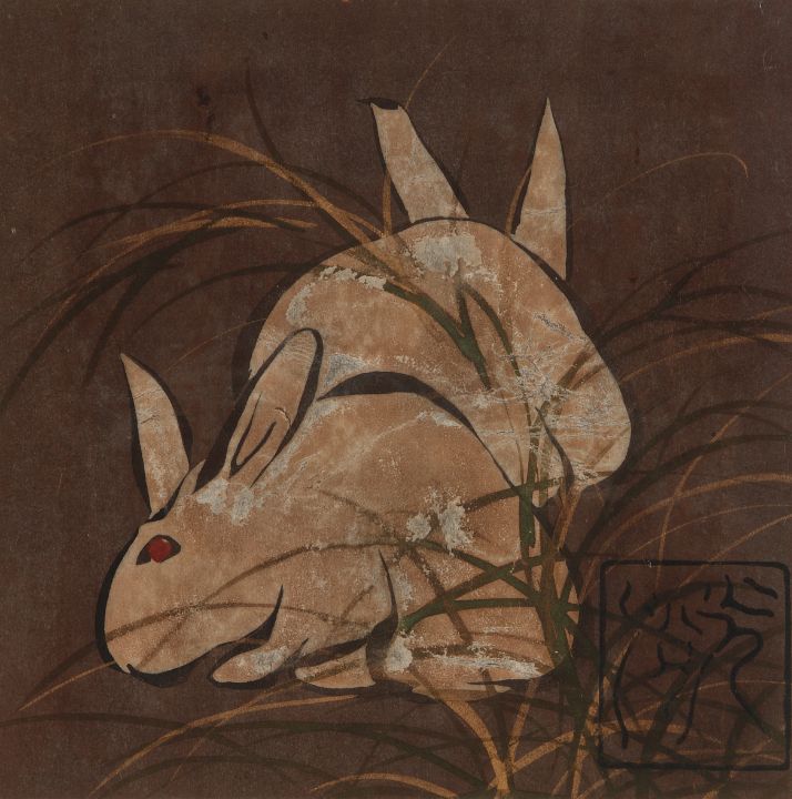Rabbits and grasses - Great Art Library - Paintings & Prints, People &  Figures, Other People & Figures, Other - ArtPal