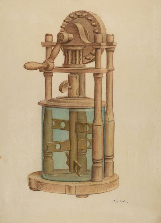 Butter Churn - Great Art Library - Paintings &amp; Prints, People &amp; Figures ...