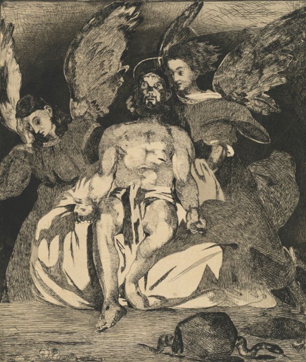 Dead Christ with Angels - Great Art Library - Paintings & Prints