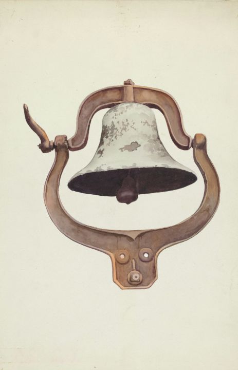 Brass Lady Bell With Clapper Feet - Ruby Lane