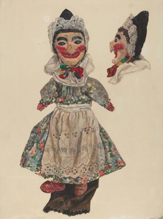 Puppet Judy - Great Art Library - Paintings & Prints, People & Figures,  Other People & Figures, Other - ArtPal
