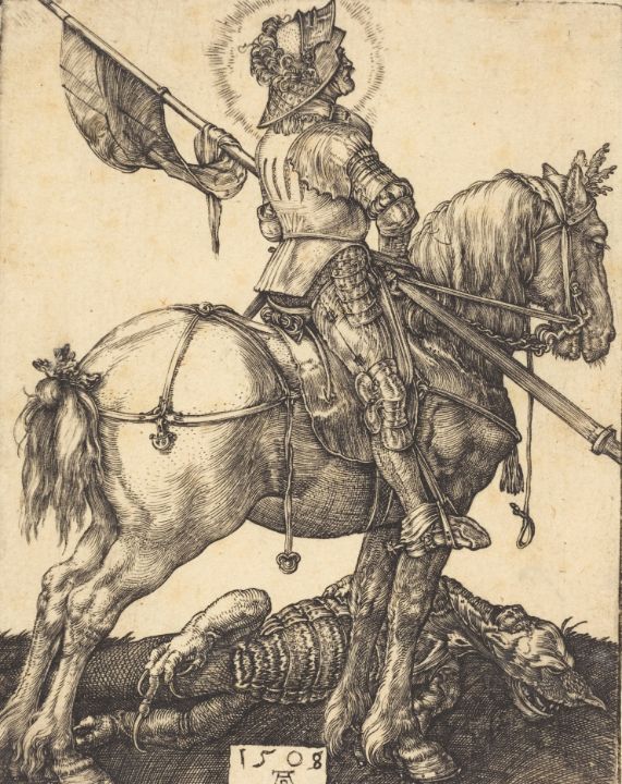 Saint George on Horseback - Great Art Library - Paintings & Prints