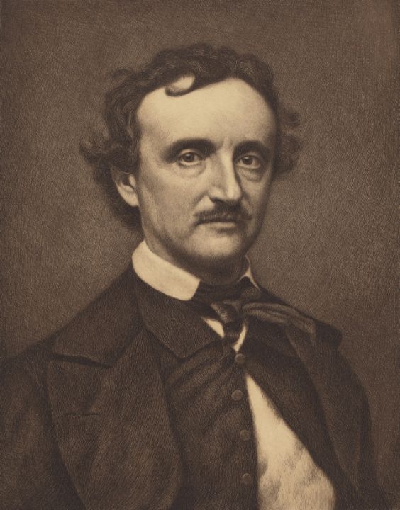 Art print and canvas, Modern Edgar Allan Poe by Matt Spencer