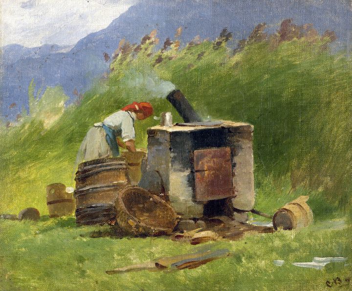 Outdoor washing kettle - Great Art Library - Paintings & Prints, People &  Figures, Other People & Figures, Other - ArtPal