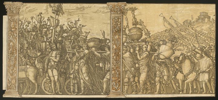 The Triumph of Julius Caesar no 3 a - Great Art Library - Paintings ...