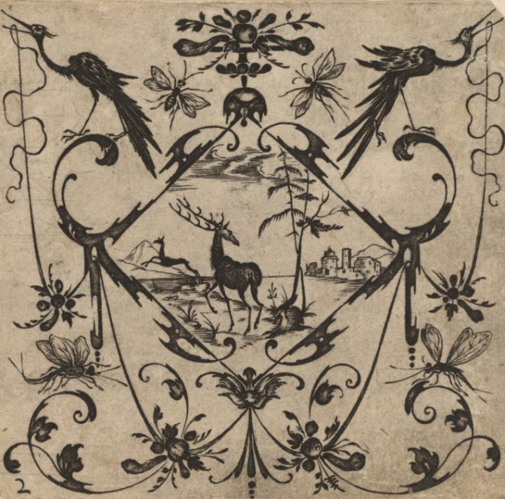 Ornament with Grotesque - Great Art Library - Paintings & Prints ...