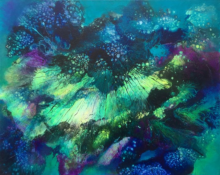 RHAPSODY IN BLUES AND GREENS - Mittelstadt Art Works