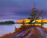 Original acrylic landscape painting