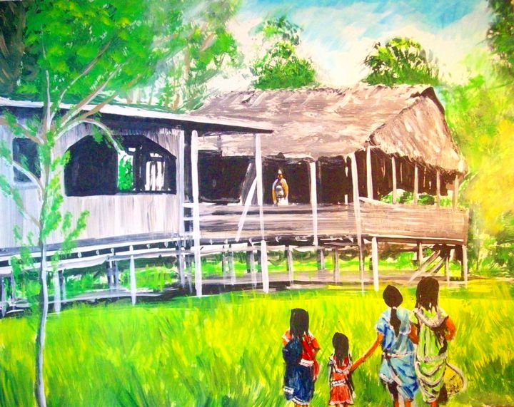 Costa Rica Native Stilt House - Swan Studios