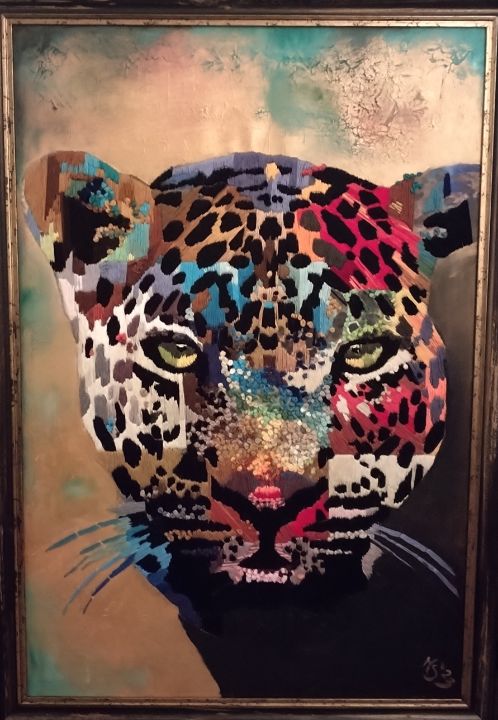 Leopard SOLD - Helena Safari - Paintings & Prints, Animals, Birds ...