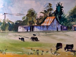 Landscape by  watercolor