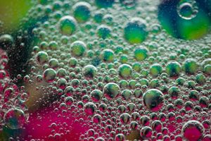 colorful oil bubbles