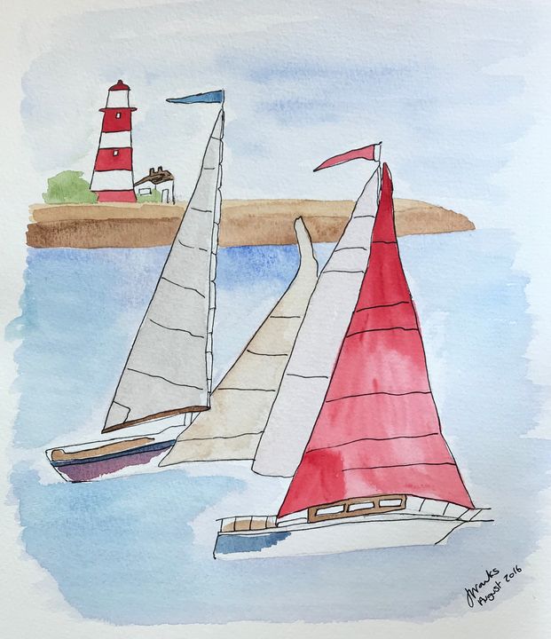 Sailing by - Jolocality Art