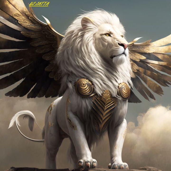 WHITE LION - Zulu - Digital Art & AI, Animals, Birds, & Fish, Wild Cats ...