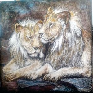 Lion Friends - Ruth Renshaw