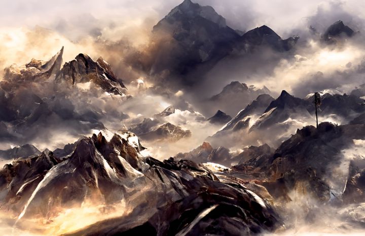 Epic mountains - andneddy - Digital Art & AI, Landscapes & Nature ...