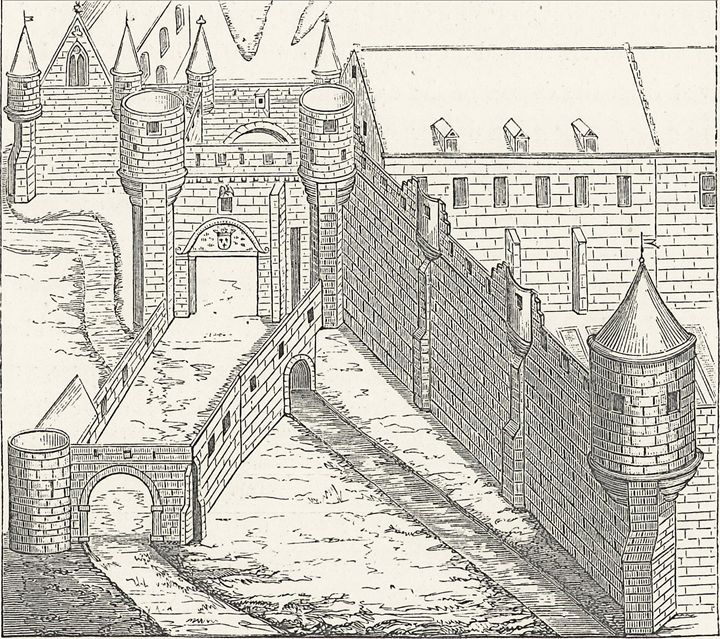 Medieval castle drawing - Effigia - Drawings & Illustration, Buildings