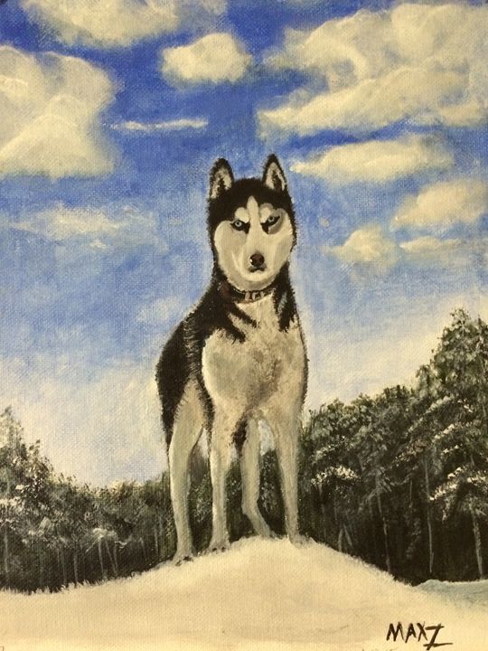Siberian Husky - MaxZ, Painting Gallery