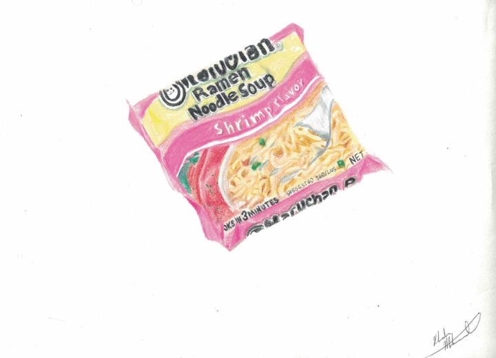 Ramen Noodles Hand-drawn - Rise