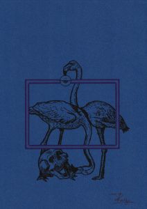 Flamingo Print