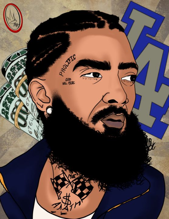 Nipsey Hussle - Bnatics - Digital Art, People & Figures, Celebrity,  Musicians - ArtPal