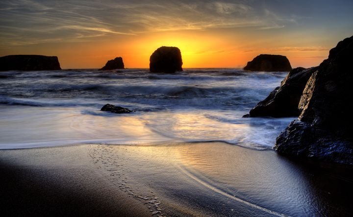 Sunset Bandon Oregon - Fine Art Photography