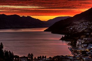 Queenstown New Zealand Sunset - Fine Art Photography