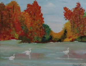 Fall Pond view - Pam Von Holloman