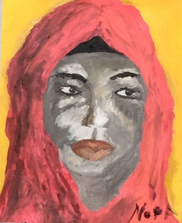 Woman in hijab - JWNeff -- Art