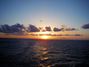 Ocean sunset