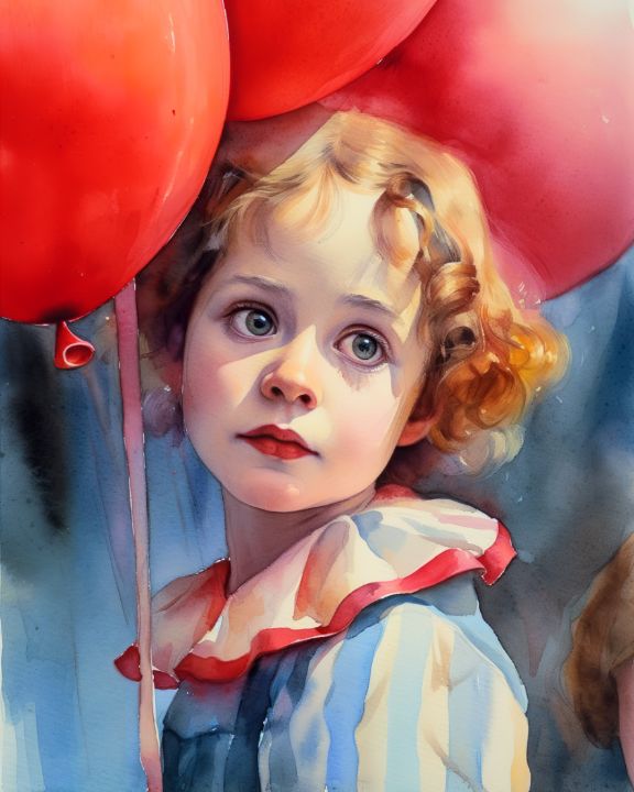 The Boy with the Red Balloons - Mimi Rothschild Studios