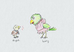 Eaglet and Lory