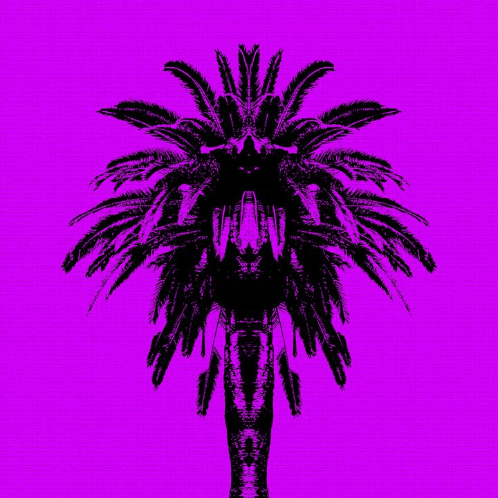 Palm Tree - Purple Sky - Edouard Morningstar
