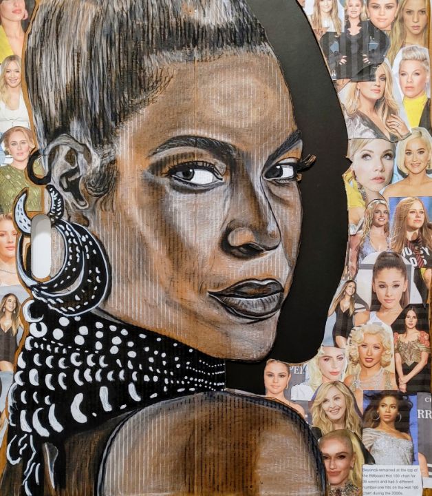 Beyoncé - Dwayne Wilson - Drawings & Illustration, Entertainment