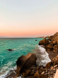 Rhodes coastline