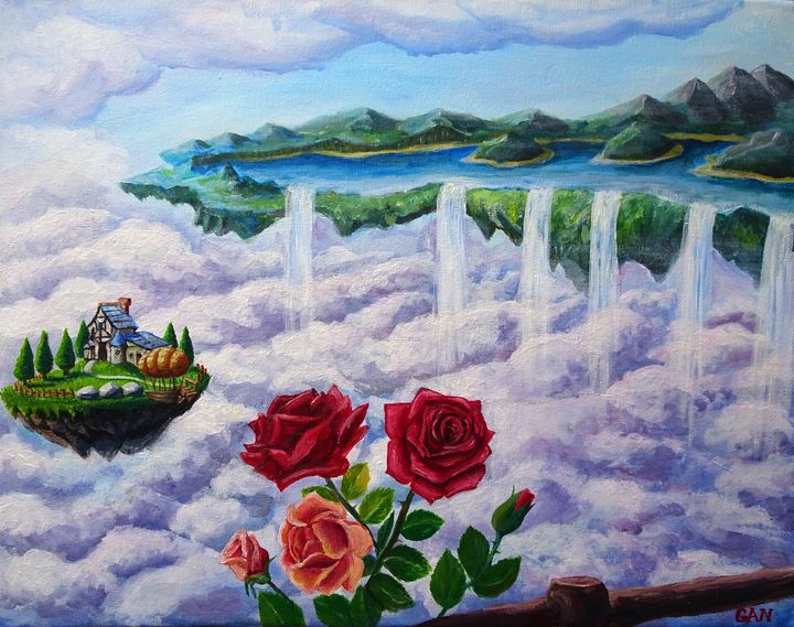Roses in the sky - Lenochek's Art