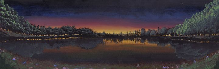 Dark Sunset - Joseph Currington - Paintings & Prints, Landscapes ...