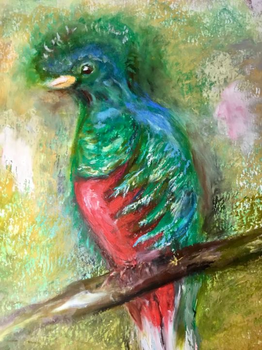 quetzal painting