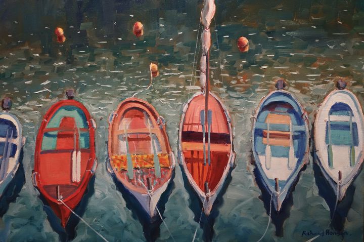 Coloured Boats - Richard Hansen
