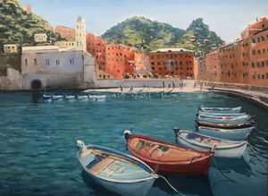 Fishing Boats in Vernazza